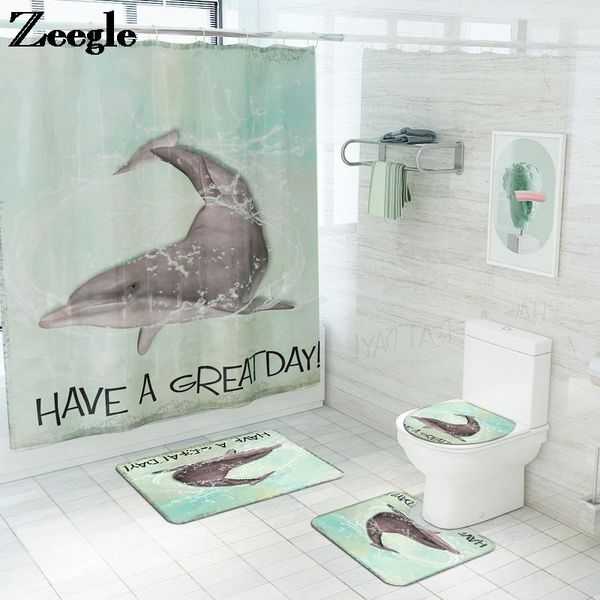 

bath mats mat and shower curtain 4-piece set bathroom toilet absorbent microfiber foot anti slip