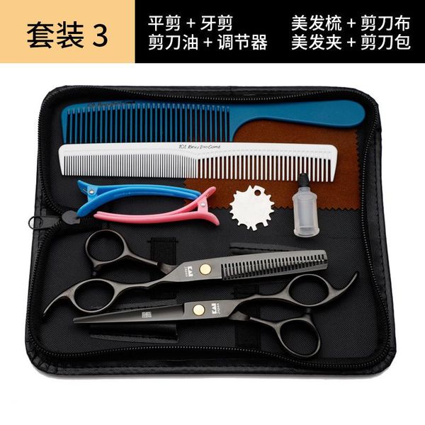 

hairdressing scissors hair salon bang thinning 6.0 tools haircut set