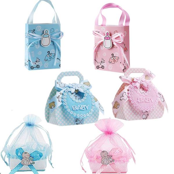 

party decoration candy box gift bag baby shower boy girl 1st first birthday gender reveal christening table centerpiece confetti favor