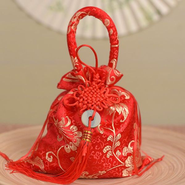 

wedding candy bag chinese style brocade embroidery gift wrap