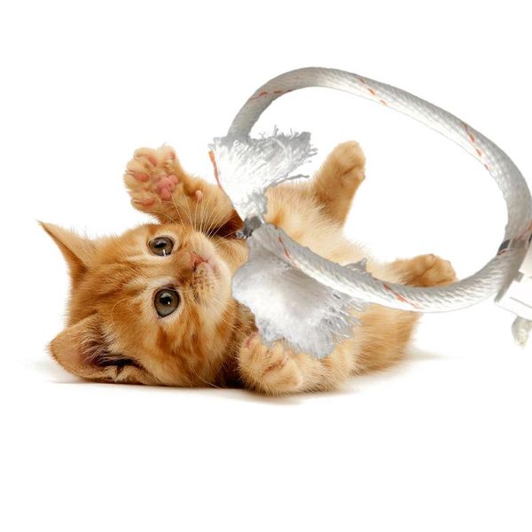 

cat toys balcony climbing frame tube hanging claw toy yard portable outdoor walking