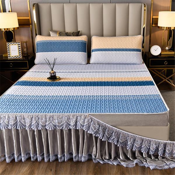

sheets & sets adorehouse washable cooling sleeping mat bed skirt summer breathable latex bedding sheet