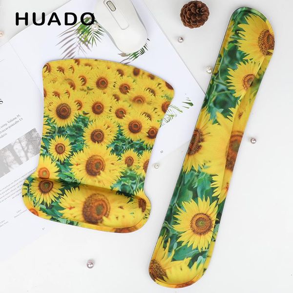 

mouse pads & wrist rests pad with rest soft comfort anti slip rubber base keyboard ergonomic design for gamer/work/office