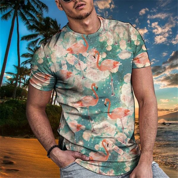 

swan original 3d printing t-shirt unique fashion beautiful breathable comfort daily party travel visual impact gothic style men's short, White;black