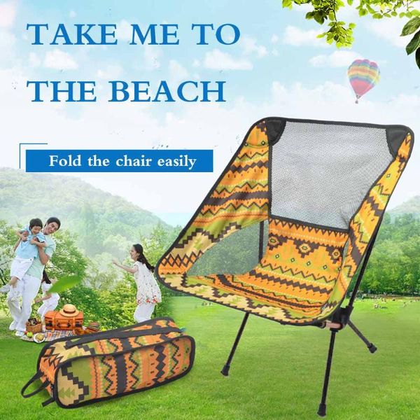 

folding camping chair seat fishing tools ultralight travel picnic hiking outdoor portable beach bbq camp accessories