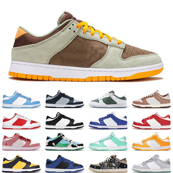 

men women dunks casual shoes dusty olive georgetown white black syracuse mens trainer