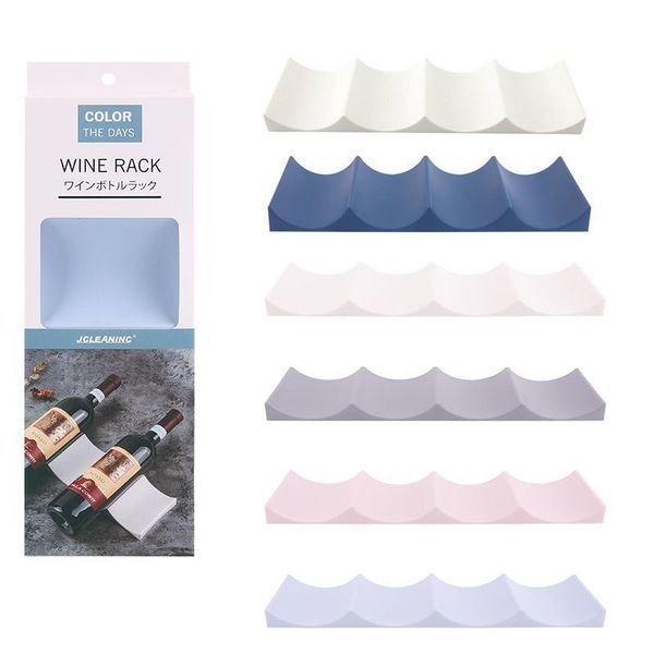 

hooks & rails bottle rack stackable holder counterwine can organizer for tabletop