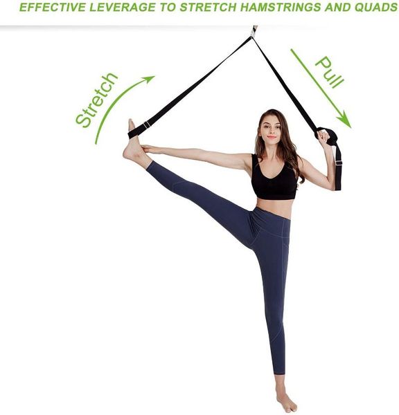 

leg stretcher straps sets flexibility door strap for ballet dancers gymnastics taekwondo resistance bands