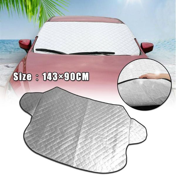 

car sunshade cotton windshield cover snow protector ice 143*90cm accessories aluminum
