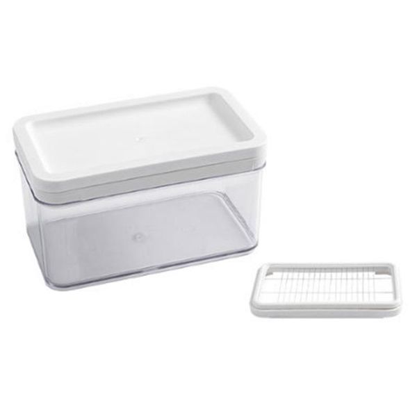 

storage bottles & jars butter cutter box with lid and baked cheese slitting