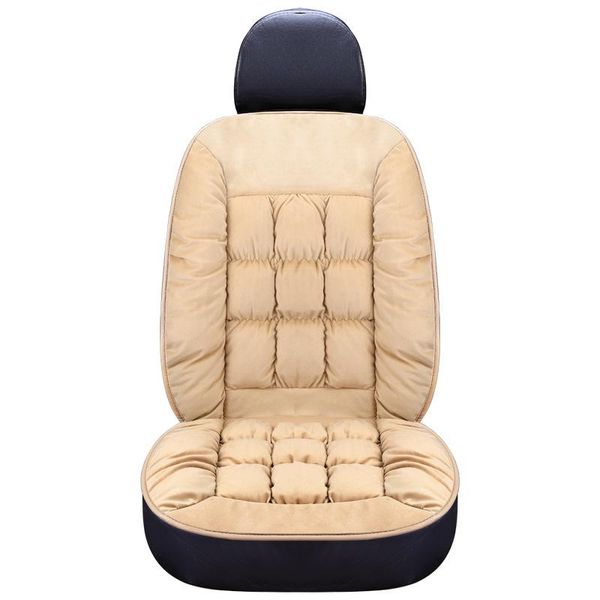 

chair covers winter general car seat thickened short plush front single interior safety cushion cover warm
