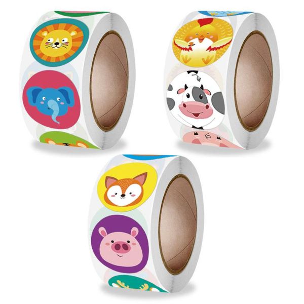 

gift wrap qiduo 500pcs animals cartoon stickers for kids classic toys sticker school teacher reward various styles designs pattern