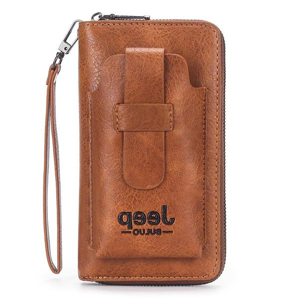 

style casual clutch long wallet men's business handbag bag zipper new ifncq