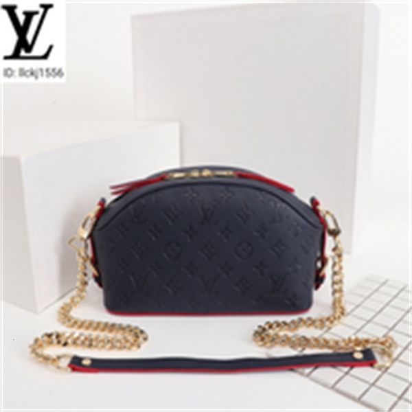 

bags casual women brand bags blue fashion designer embossed chain bag luxury handbags iconic j8w1 handles shoulder m51506 deep totes cro, Red;black