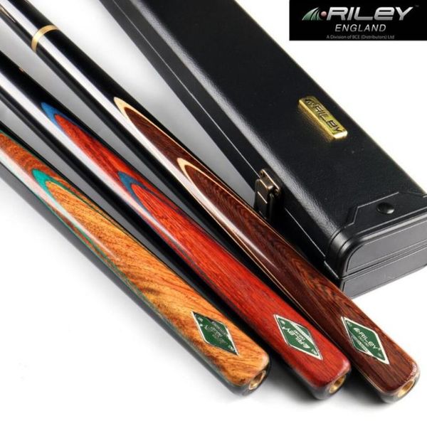 

3/4 snooker cues 9.8mm tip with cue case set blue black options handmadeb professional billiard stick kit china
