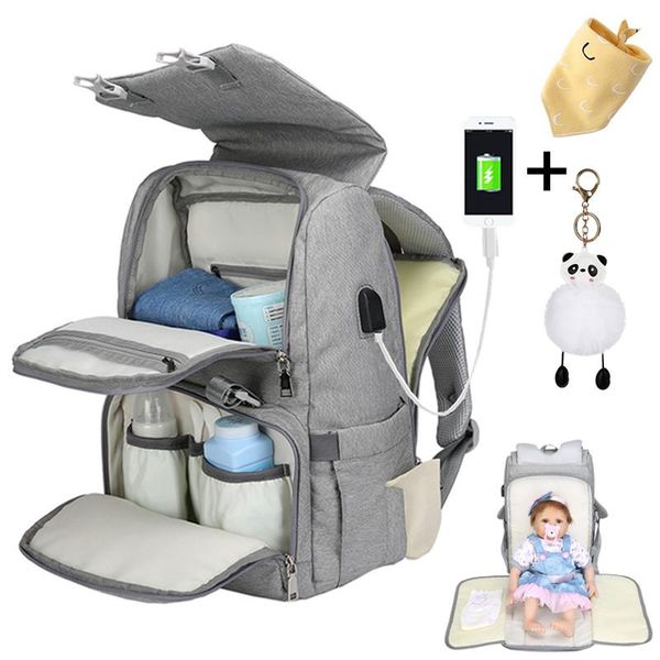 

wet usb mummy maternity baby diaper bag bags backpack organizer for mother stroller mom