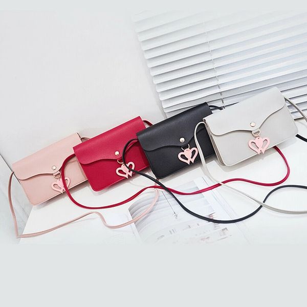 

laser shoulder bags for women solid color leather handbags small flap crossbody bags cell phone bag bolsa feminina, Black;red