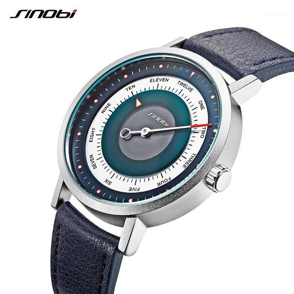 

sinobi relogio masculin de luxo masculino pulseira couro relÃ³gios esportivos homem relÃ³gio quartzo Ã prova dwaterproof wristwatches, Slivery;brown
