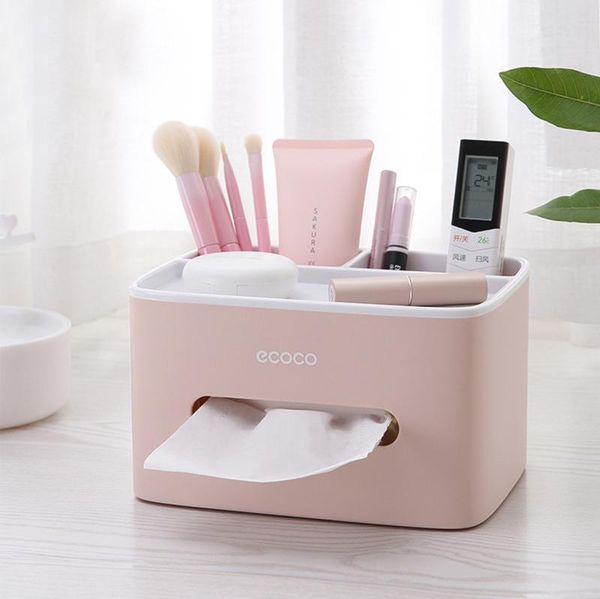 

toilet paper holders tissue box cover portable napkin holder dispenser table storage case caddy makeup organizer with removable jewery tray
