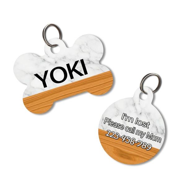 

dog tag,id card personalized cat id tags custom puppy pet name collar tag pendant accessories plants theme dt05