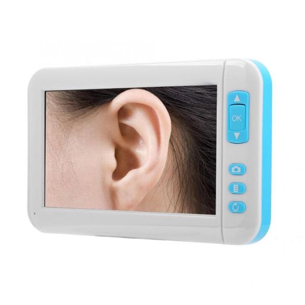 

cameras 4.3in tft ear otoscope inspection device tester handheld with 6 led light