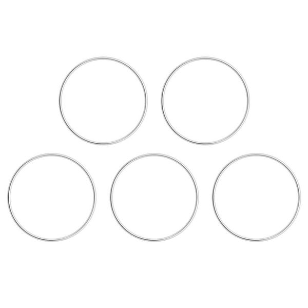 

decorative objects & figurines 5pieces 25cm metal rings hoops dream catcher macrame steel craft floral hoop