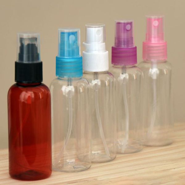 

storage bottles & jars 1pc 120ml travel transparent plastic spray bottle empty comestics container pet refillable makeup tool scent atomizer