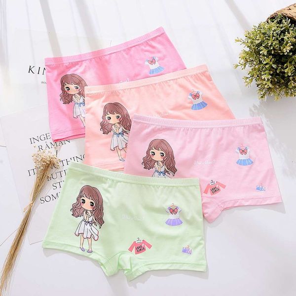 

panties girl's pure cotton underwear soft and breathable skin friendly cute little, Camo