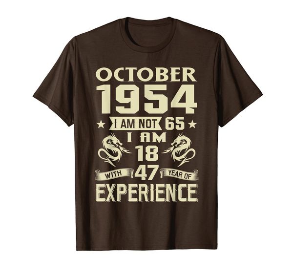 

october 1954 i am not 65 i am 18 with 47 year of experience, White;black