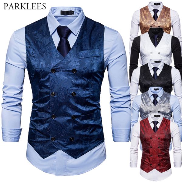 

men's tank double button clothing, cashmere printing, fashion, 2018, Black;white