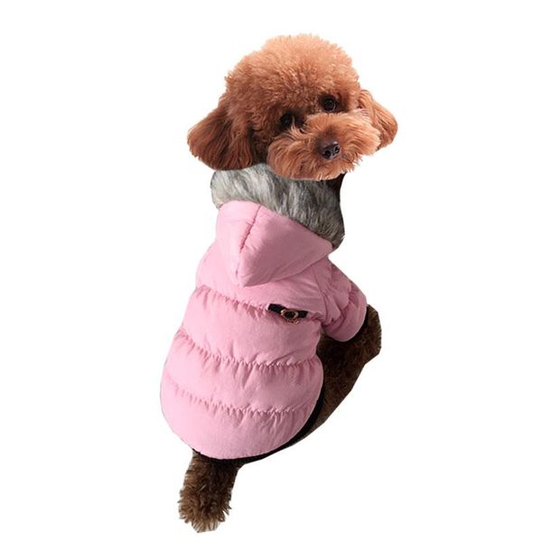 

dog apparel thickness hooded warm jacket winter clothes pet coat clothing for dogs