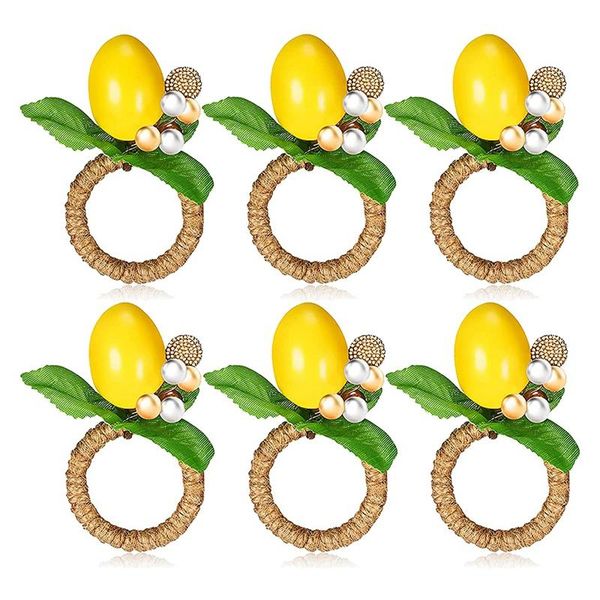 

napkin rings fruit ring holder vine leaf buckle pearl for dinner party table decor