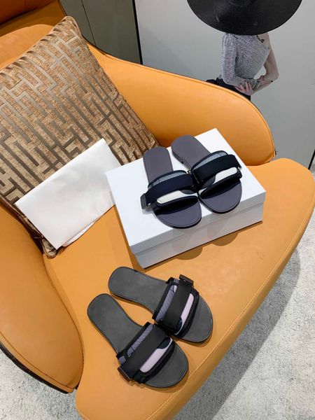 

women designers flat slides sandals playful advanced cloth pantoufle slippers designer's shoes are elegant, necessary for home, versati, Black