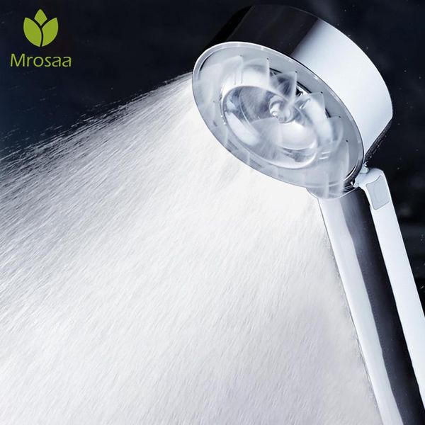 

bathroom shower heads 1 pcs mrosaa handheld double-sided adjustable head spa pressurize filtered water saving spray nozzle