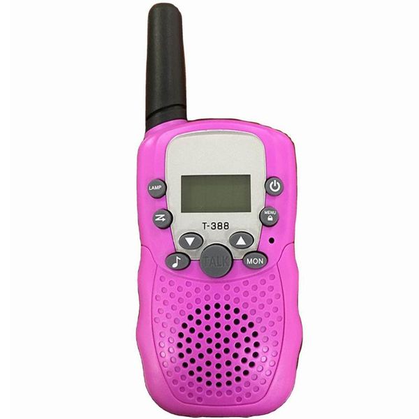

walkie talkie t388 uhf two way radio portable handheld children's with built-in led torch mini toy gifts for kids boy girls