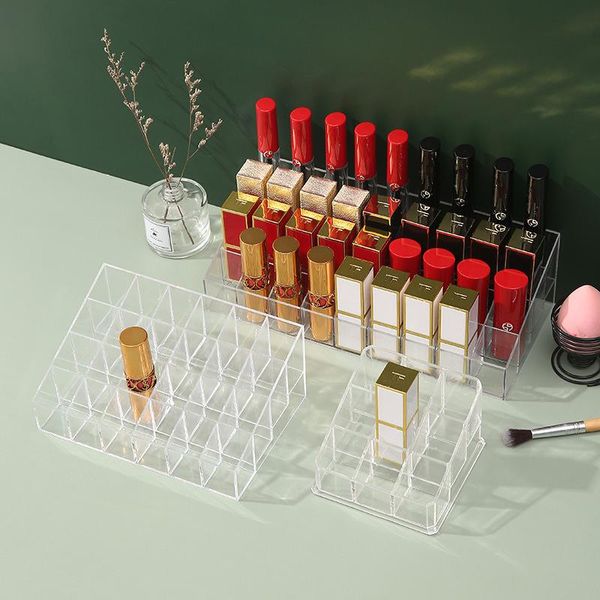

storage boxes & bins 9/24/36/40 grids makeup organizer nail polish lipstick holder display rack case cosmetic organiser tool