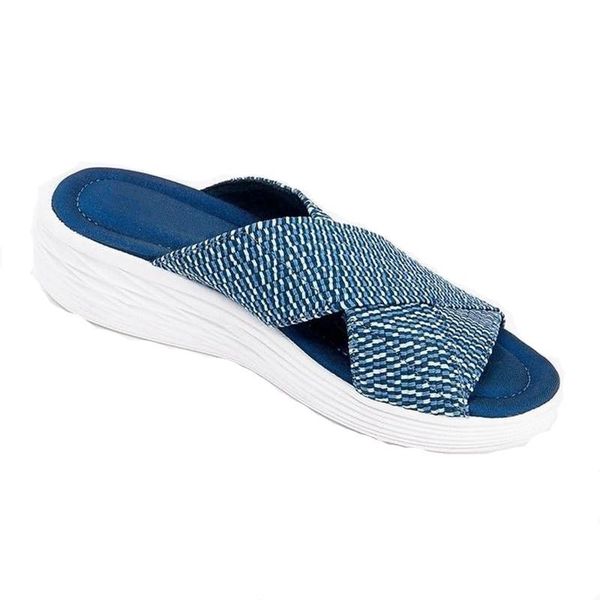

women wedge slippers womens beach sandals summer casual shoes for female platform, Black