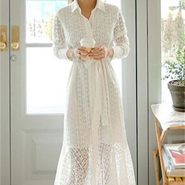 

casual dresses korean version of the spring and autumn temperament shirt style long-sleeved dress m36d, Black;gray