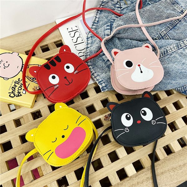 

princess fashion messenger bag girl cute cartoon small satchel, Black