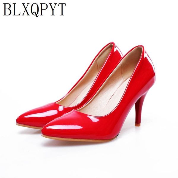 

plus big &small size 31-47 2021 women high heels fashion sweet dress pointed toe pumps zapatos de mujer shoes woman 1036, Black
