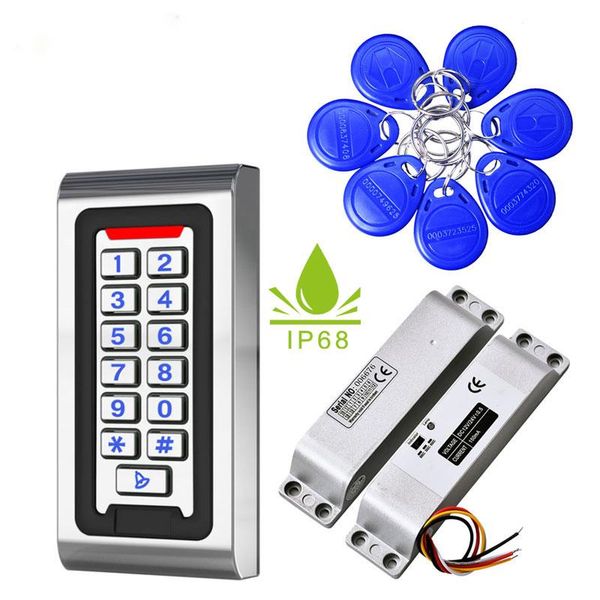 

fingerprint access control rfid ip68 waterproof stand alone metal keypad