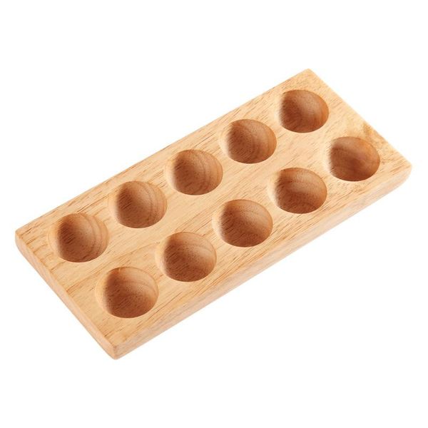

storage bottles & jars egg tray wooden holder for eggs usable in kitchen refrigerator, or counterdisplay storage, holds 10