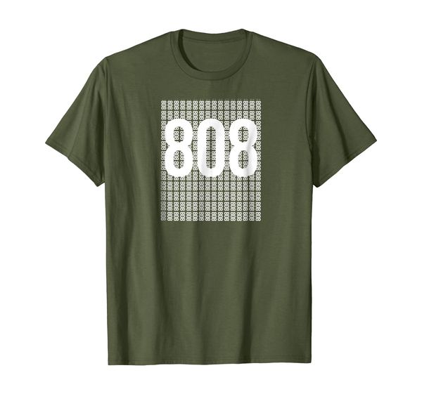 

trap music beat producer 808 synth t-shirt, White;black