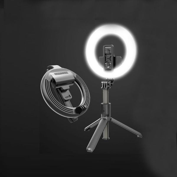 

selfie monopods 2021 4 in 1 ring light wireless bluetooth stick mini tripod handheld extendable with remote