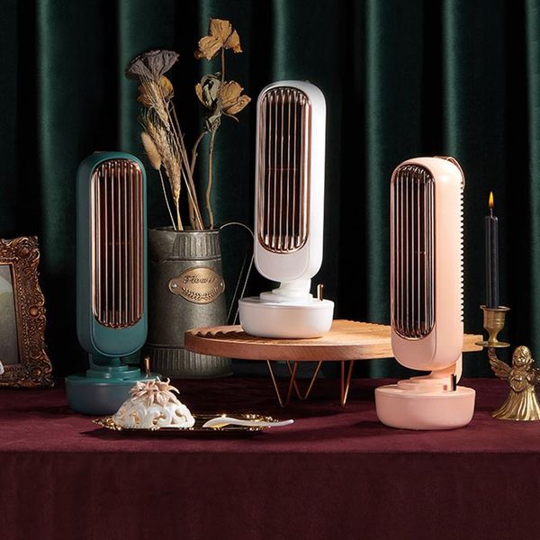 

electric fans portable fan spray air cooling usb deskhumidify bladeless ventilador 3 speed silent water mist for home office 5v