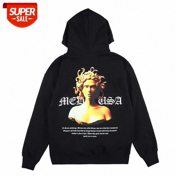 

nagri spring and autumn european american street sweater men's fried loose fashion brand hip-hop trend hooded couple jacket #g19m, Black