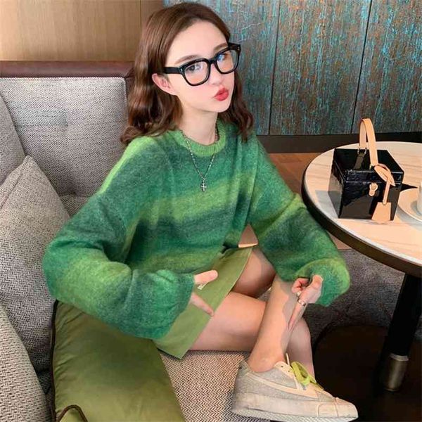 

women sweaters and pullovers autumn winter long sleeve casual style warm knitted loose female jumper ladies 210427, White;black