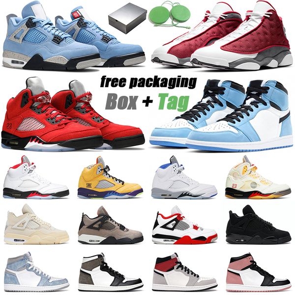 

hyper royal 1 men women basketball shoes 1s university blue outdoor 4s back cat fire red 13s flint mens sports sneakers