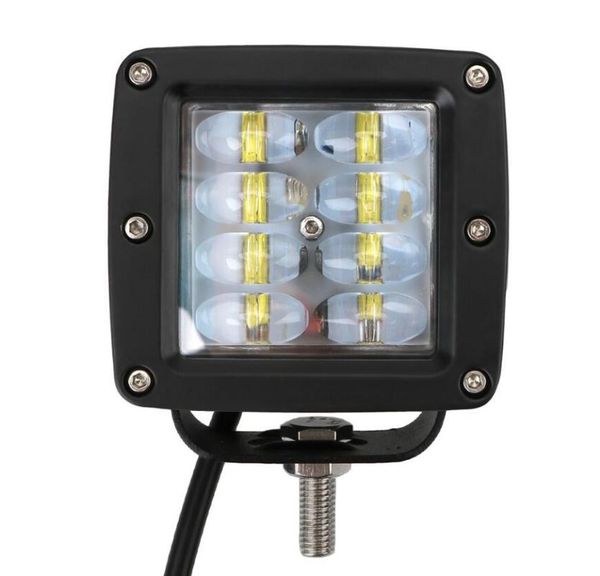 

working light universal 3 inch 10-30v 24w car led work aluminum housing ip67 waterproof stainless steel bracket driving fog lamp