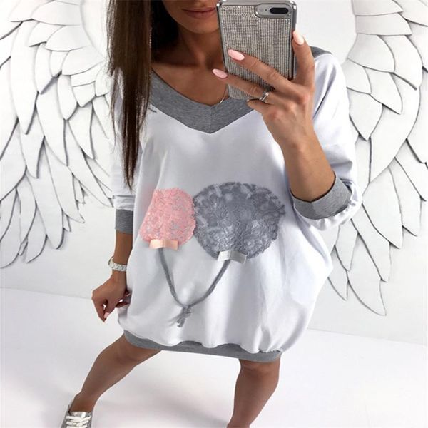 

women's hoodies & sweatshirts women 2021 autumn winter v-neck sweatshirt hoody pullovers long sleeve, Black